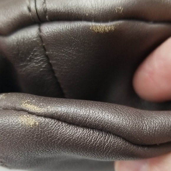 Coach Stylish Dark gray Leather handbag large size - Picture 8 of 13